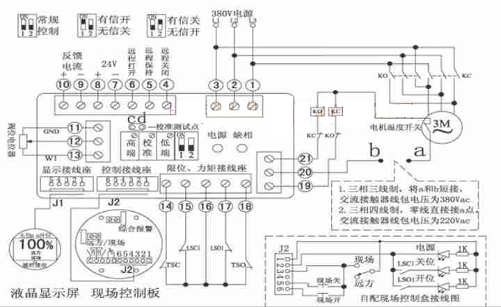 阀门电动装置内部结构图